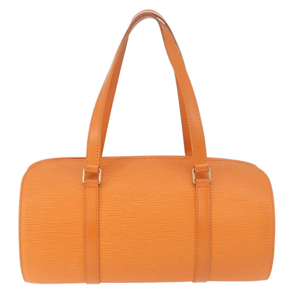 LOUIS VUITTON Epi Soufflot Hand Bag Orange M5222H LV Auth 191497A