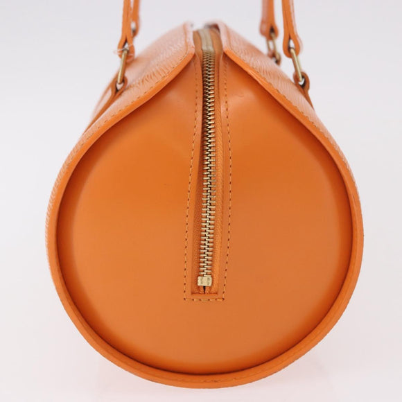 LOUIS VUITTON Epi Soufflot Hand Bag Orange M5222H LV Auth 191497A