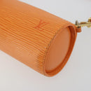 LOUIS VUITTON Epi Soufflot Pouch Accessory Pouch Orange Mandarin LV Auth 191498A-10