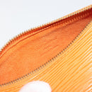 LOUIS VUITTON Epi Soufflot Pouch Accessory Pouch Orange Mandarin LV Auth 191498A-16