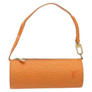 LOUIS VUITTON Epi Soufflot Pouch Accessory Pouch Orange Mandarin LV Auth 191498A-2