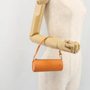 LOUIS VUITTON Epi Soufflot Pouch Accessory Pouch Orange Mandarin LV Auth 191498A-21