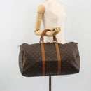 LOUIS VUITTON Monogram Keepall 50 Boston Bag M41426 LV Auth 191503-20