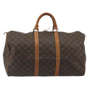 LOUIS VUITTON Monogram Keepall 50 Boston Bag M41426 LV Auth 191503-3