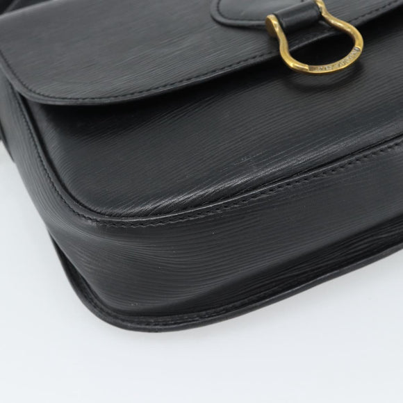 LOUIS VUITTON Epi Saint Cloud GM Shoulder Bag Black M52192 LV Auth 191506