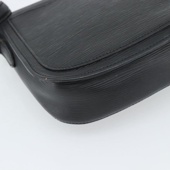 LOUIS VUITTON Epi Saint Cloud GM Shoulder Bag Black M52192 LV Auth 191506