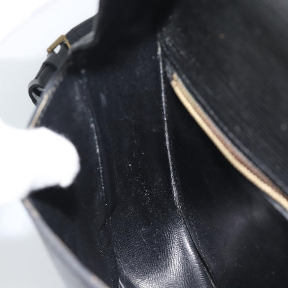 LOUIS VUITTON Epi Saint Cloud GM Shoulder Bag Black M52192 LV Auth 191506