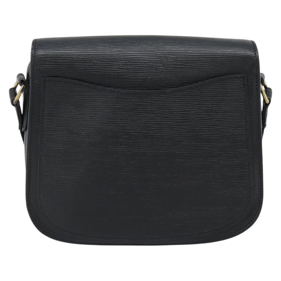 LOUIS VUITTON Epi Saint Cloud GM Shoulder Bag Black M52192 LV Auth 191506