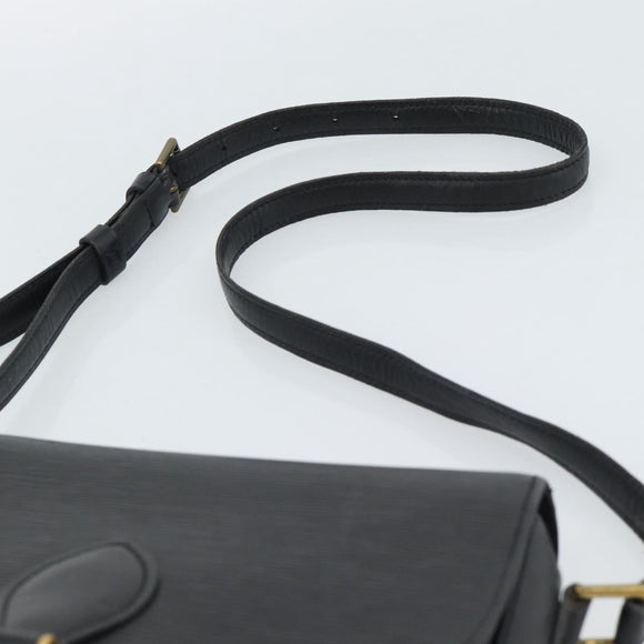 LOUIS VUITTON Epi Saint Cloud GM Shoulder Bag Black M52192 LV Auth 191506