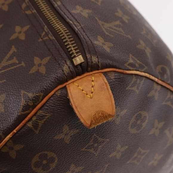 LOUIS VUITTON Monogram Keepall 55 Boston Bag M41424 LV Auth 191508