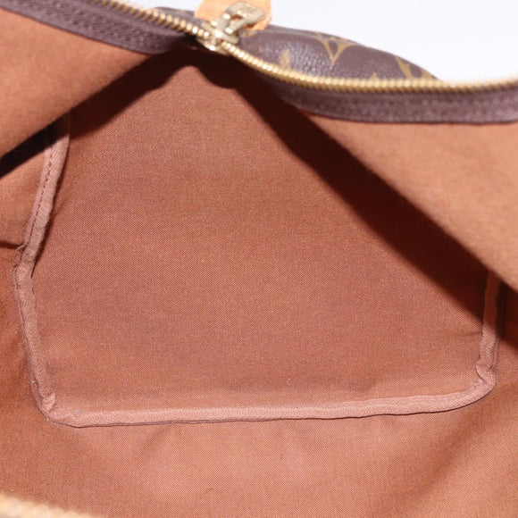 LOUIS VUITTON Monogram Keepall 55 Boston Bag M41424 LV Auth 191508