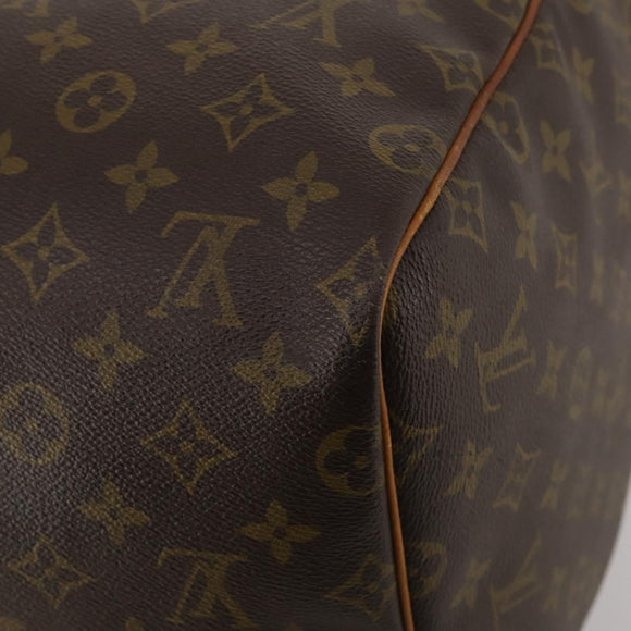 LOUIS VUITTON Monogram Keepall 55 Boston Bag M41424 LV Auth 191510