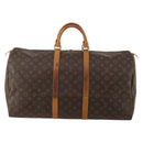 LOUIS VUITTON Monogram Keepall 55 Boston Bag M41424 LV Auth 191510-13