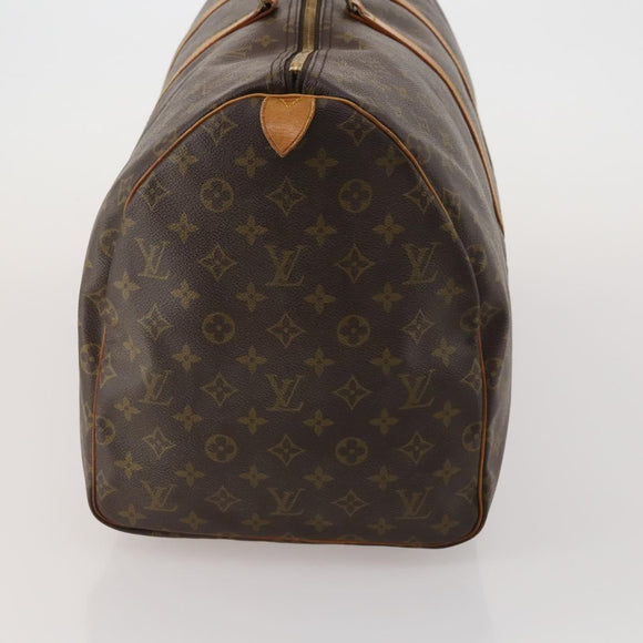 LOUIS VUITTON Monogram Keepall 55 Boston Bag M41424 LV Auth 191510