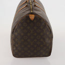 LOUIS VUITTON Monogram Keepall 55 Boston Bag M41424 LV Auth 191510-4