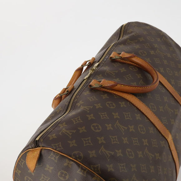 LOUIS VUITTON Monogram Keepall 55 Boston Bag M41424 LV Auth 191510