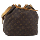 LOUIS VUITTON Monogram Petit Noe Shoulder Bag M42226 LV Auth 191511A-1