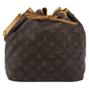 LOUIS VUITTON Monogram Petit Noe Shoulder Bag M42226 LV Auth 191511A-13