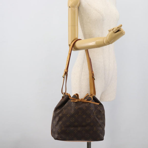 LOUIS VUITTON Monogram Petit Noe Shoulder Bag M42226 LV Auth 191511A