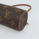 LOUIS VUITTON Monogram Papillon Pouch LV Auth 191513-14