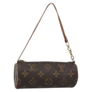 LOUIS VUITTON Monogram Papillon Pouch LV Auth 191513-1