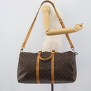 LOUIS VUITTON Monogram Keepall Bandouliere 45 Boston Bag M41418 LV Auth 191514-22