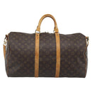LOUIS VUITTON Monogram Keepall Bandouliere 45 Boston Bag M41418 LV Auth 191514-13