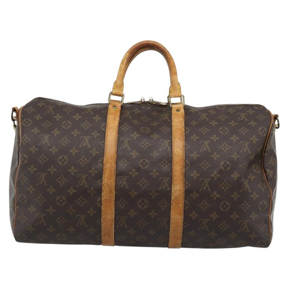 LOUIS VUITTON Monogram Keepall Bandouliere 45 Boston Bag M41418 LV Auth 191514
