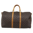 LOUIS VUITTON Monogram Keepall Bandouliere 45 Boston Bag M41418 LV Auth 191514-2