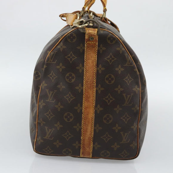 LOUIS VUITTON Monogram Keepall Bandouliere 45 Boston Bag M41418 LV Auth 191514