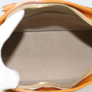 LOUIS VUITTON Monogram Vernis Houston Hand Bag Beige M91004 LV Auth 191516-11