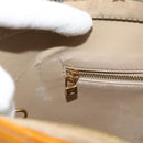 LOUIS VUITTON Monogram Vernis Houston Hand Bag Beige M91004 LV Auth 191516-19