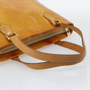 LOUIS VUITTON Monogram Vernis Houston Hand Bag Beige M91004 LV Auth 191516-7