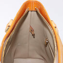 LOUIS VUITTON Monogram Vernis Houston Hand Bag Beige M91004 LV Auth 191517-22