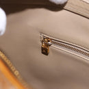 LOUIS VUITTON Monogram Vernis Houston Hand Bag Beige M91004 LV Auth 191517-23
