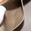 LOUIS VUITTON Monogram Vernis Houston Hand Bag Beige M91004 LV Auth 191517-24