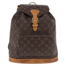 LOUIS VUITTON Monogram Montsouris GM Backpack M51135 LV Auth 191518-13