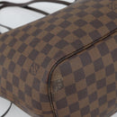 LOUIS VUITTON Damier Ebene Neverfull MM Tote Bag N51105 LV Auth 191519-14
