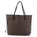 LOUIS VUITTON Damier Ebene Neverfull MM Tote Bag N51105 LV Auth 191519-13