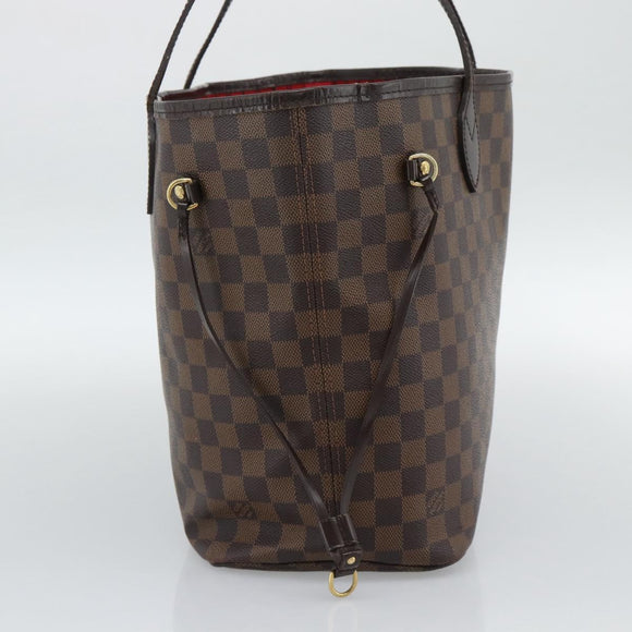 LOUIS VUITTON Damier Ebene Neverfull MM Tote Bag N51105 LV Auth 191519