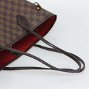 LOUIS VUITTON Damier Ebene Neverfull MM Tote Bag N51105 LV Auth 191519-7