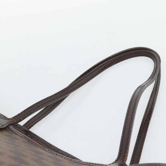 LOUIS VUITTON Damier Ebene Neverfull MM Tote Bag N51105 LV Auth 191519