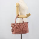 GUCCI GuccissimaGG Sukey Hand Bag Leather Pink Gold 247902 Auth 191520-23