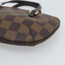 LOUIS VUITTON Damier Ebene Manosque GM Pouch N51120 LV Auth 191521A-9