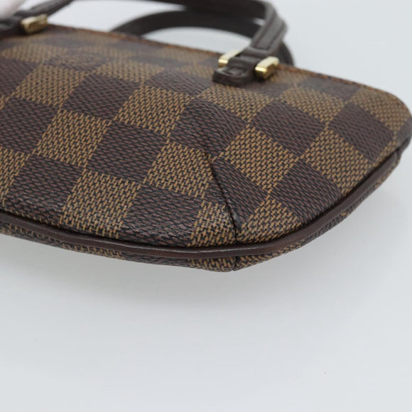 LOUIS VUITTON Damier Ebene Manosque GM Pouch N51120 LV Auth 191521A