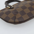 LOUIS VUITTON Damier Ebene Manosque GM Pouch N51120 LV Auth 191521A-16