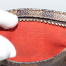 LOUIS VUITTON Damier Ebene Manosque GM Pouch N51120 LV Auth 191521A-11