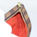 LOUIS VUITTON Damier Ebene Manosque GM Pouch N51120 LV Auth 191521A-17