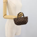LOUIS VUITTON Damier Ebene Manosque GM Pouch N51120 LV Auth 191521A-19