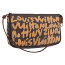 LOUIS VUITTON Monogram Graffiti Pochette Accessoires Orange M92193 Auth 191523-1
